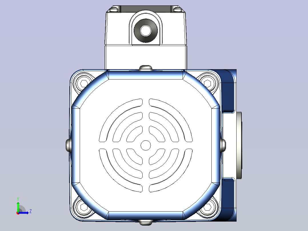 精研YR阻尼电机 90yr03-180左视图