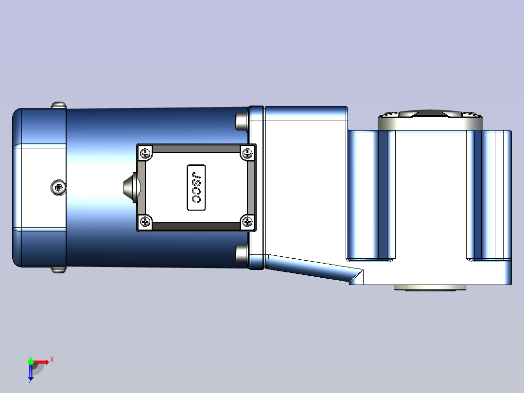 精研YR阻尼电机 90yr03-180俯视图