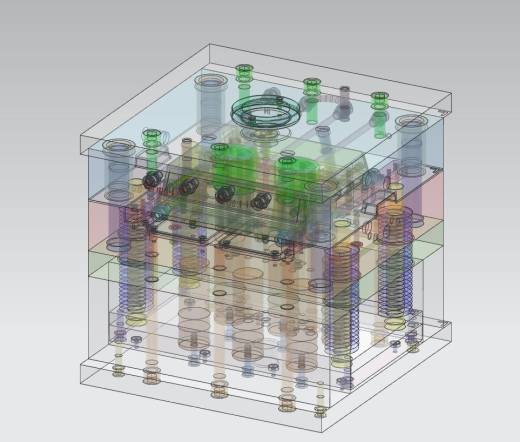 椭圆形塑料牙签盒体的注塑模具设计及型腔CAM含NX三维及6张CAD图缩略图