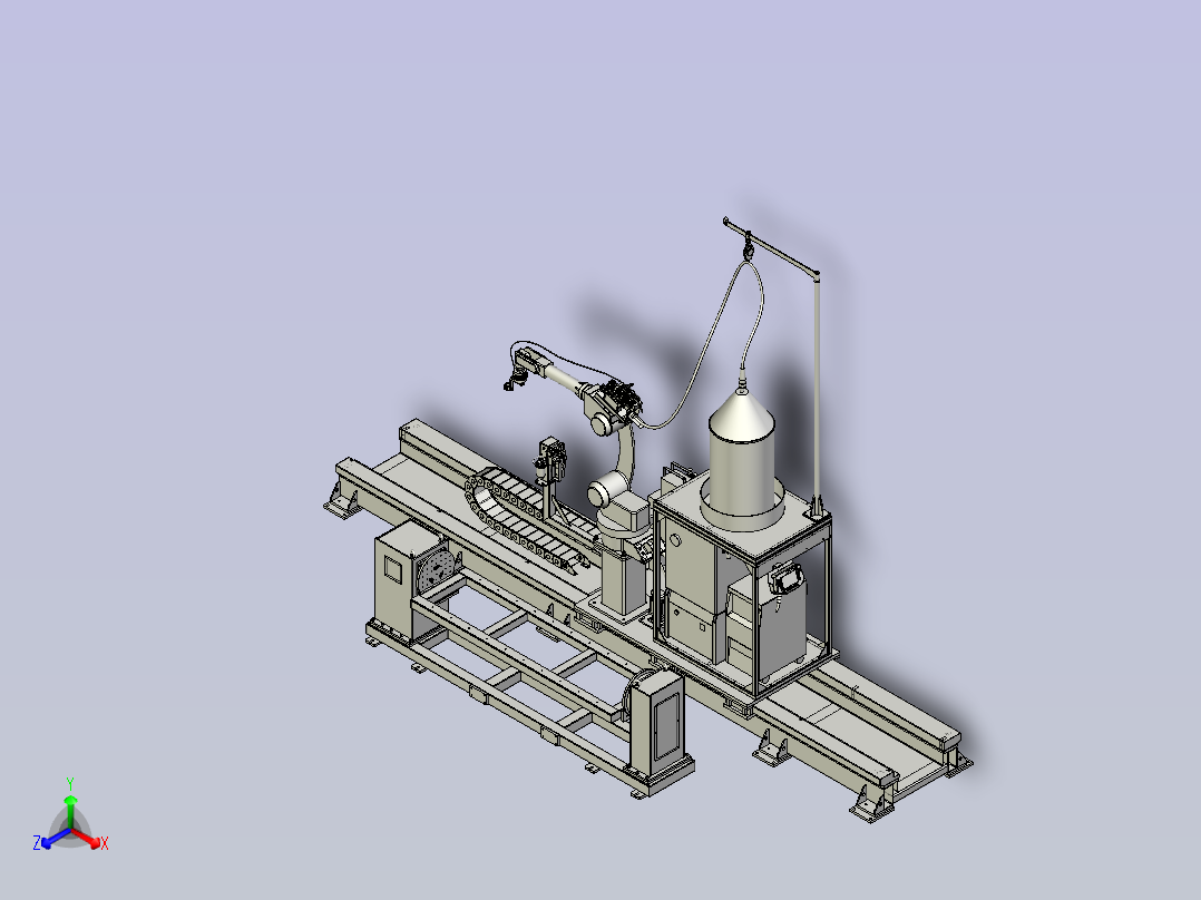 机器人焊接工作站主视图