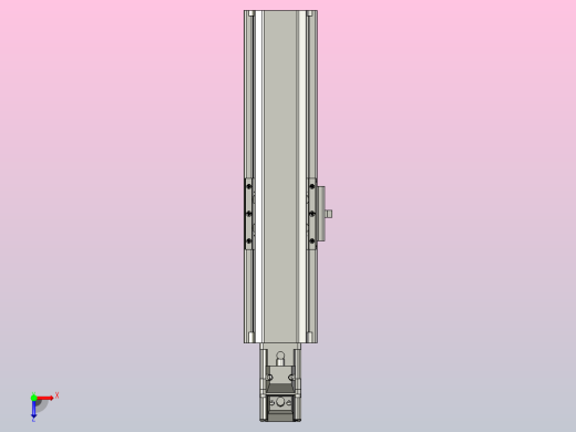日规模组半封闭丝杆TPA-HNR-65S-1610C-L100-M-C-P10-N3俯视缩略图