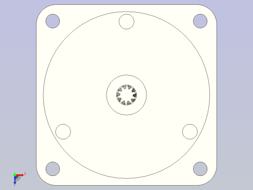 东历电机减速器 5GN-10X俯视缩略图