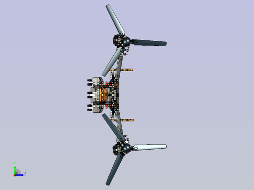 LEGO 42113鱼鹰直升机拼装模型3D图纸 STP格式左视缩略图