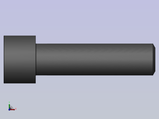 1GB／T70．1-2000内六角圆柱头螺钉M12×45前视缩略图