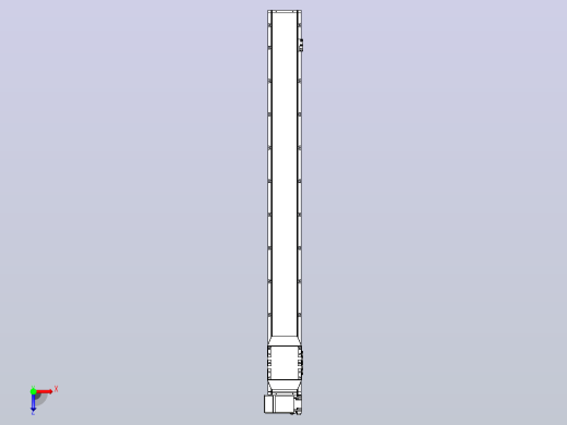 机器人皮带驱动直线轴TPA-GCB-150-P80-L1400-LP-M75-N3俯视缩略图
