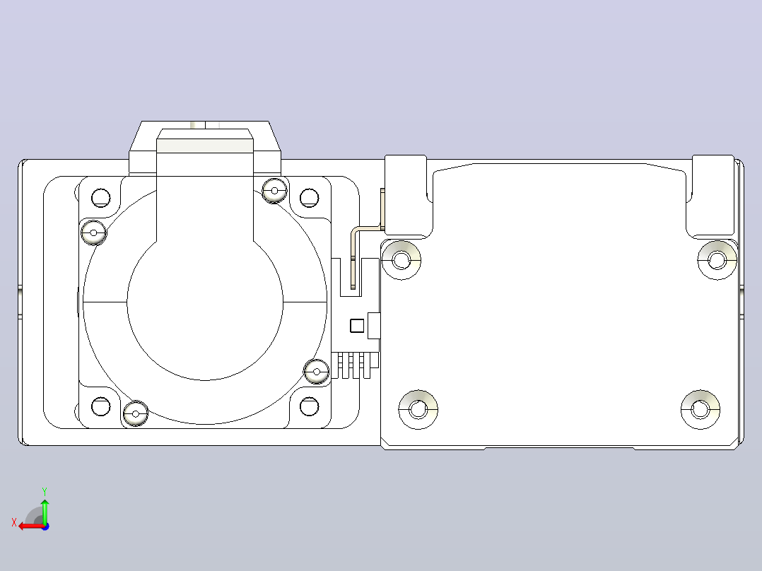 日规模组半封闭丝杆TPA-HNR-85S-1610-L250-MR-Y-P20-N3后视图