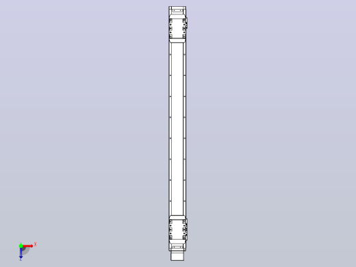 滚珠丝杠线性轴TPA-GCRS-80-1610C-L375-MP-M20-N3俯视缩略图
