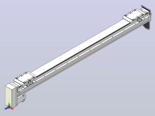 滚珠丝杠线性轴TPA-GCRS-80-1610C-L375-MP-M20-N3正等轴测缩略图