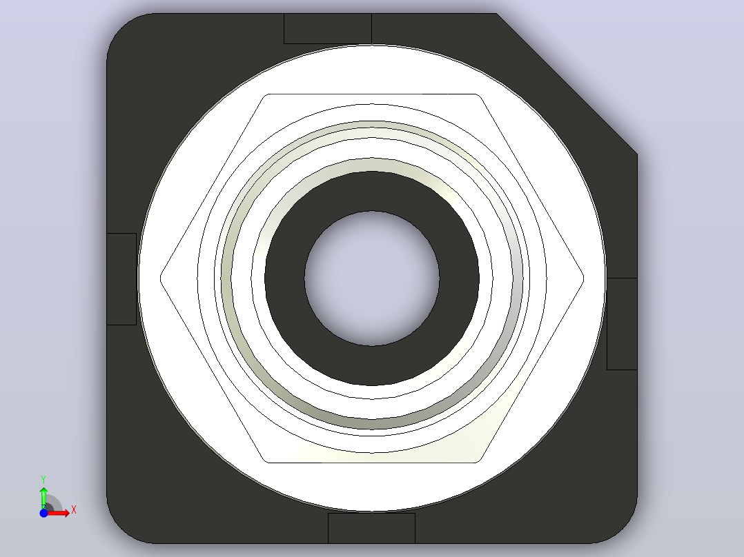 Cliff - (S1VS) FM6704电话插孔1，4英寸前视图