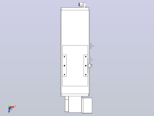 MCB14无尘皮带滑台[MCB14-L40-100-RD-P20-C3]俯视缩略图
