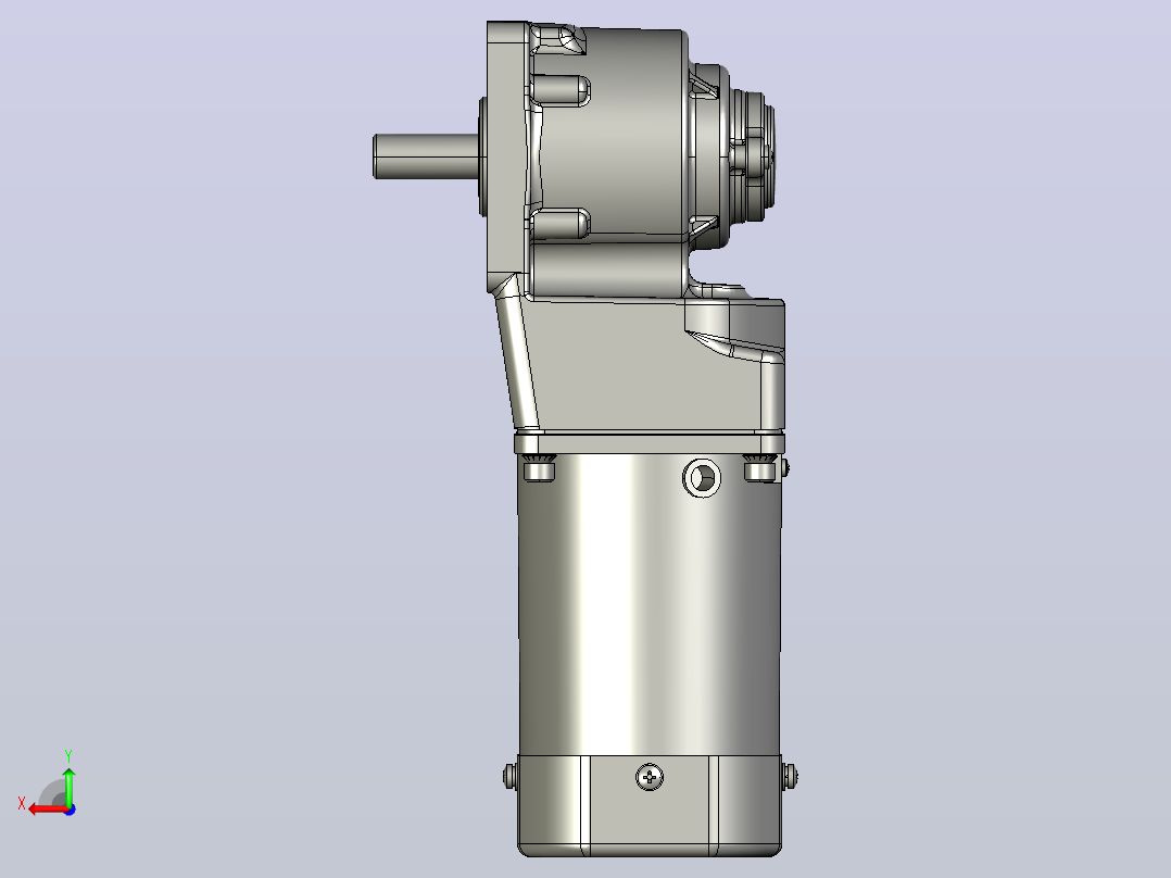 交流减速机5RK90GU-CF(5GU3RT-180RT)新后视图