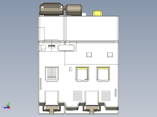 NB5LE-63_B 1P&amp;N剩余电流动作断路器三维模型202208右视缩略图