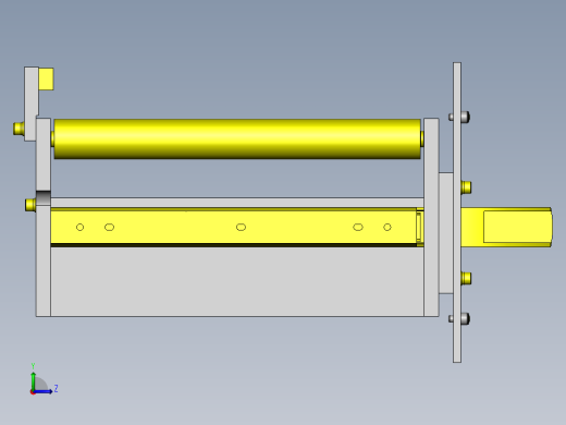 传送线抽取机构左视缩略图