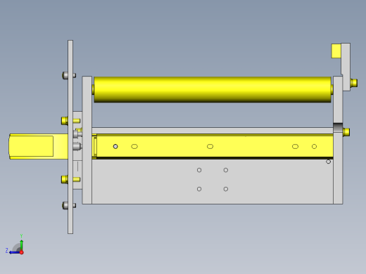 传送线抽取机构右视缩略图