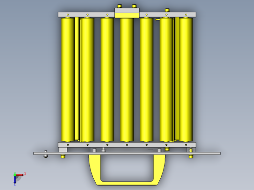传送线抽取机构俯视缩略图