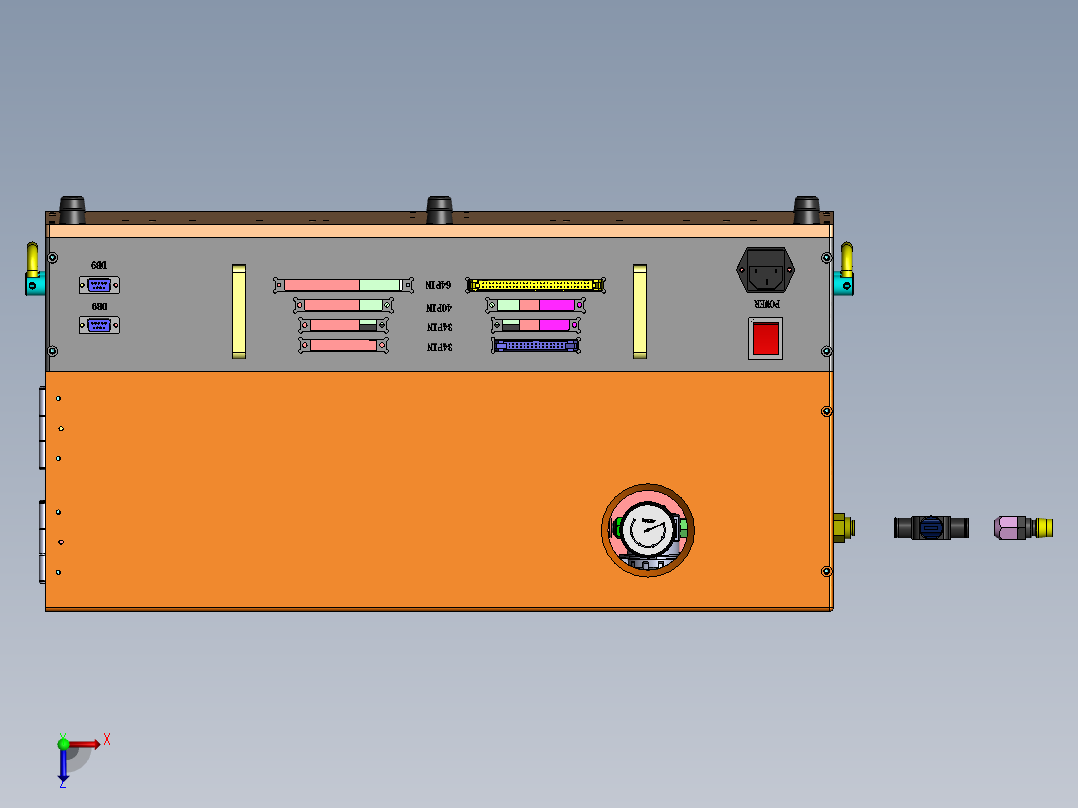 微型针测试治具俯视图