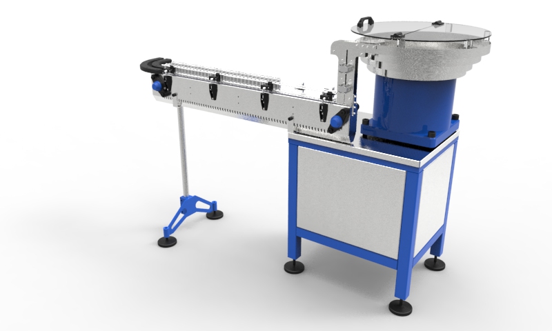 铝罐给料机3D图纸 H821 非标自动化设备3D图纸3D模型