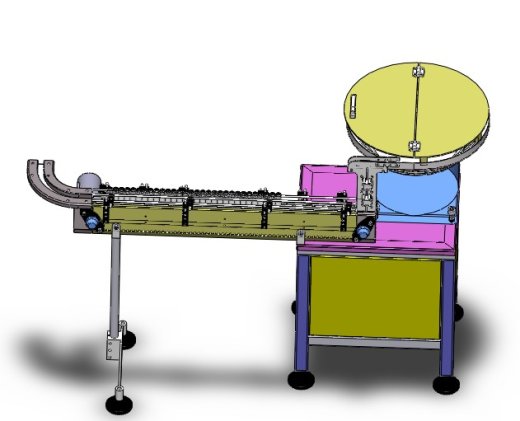 铝罐给料机3D图纸 H821 非标自动化设备3D图纸3D模型缩略图