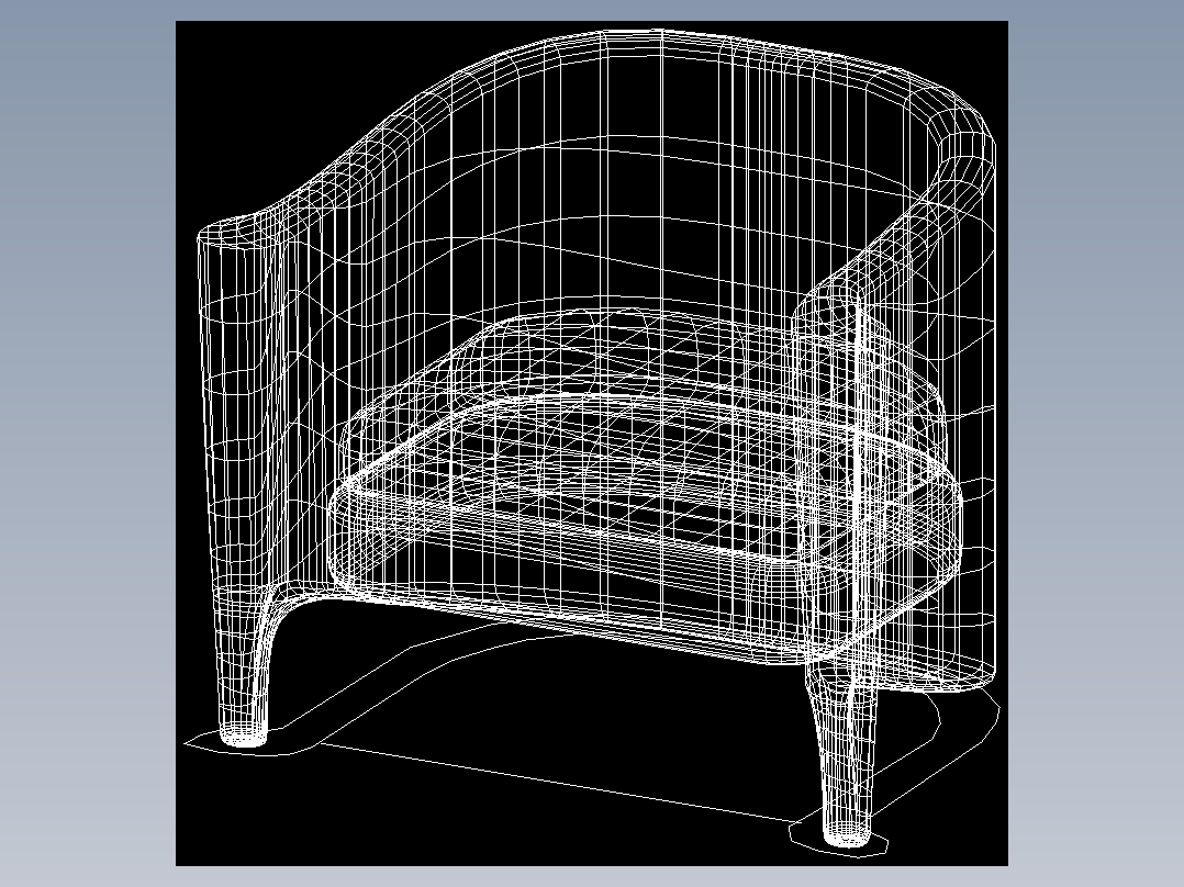 室内家具和灯具等的模型十二-K-S26-1