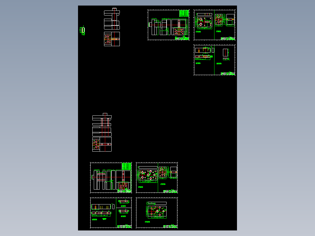 MG25-30M双主梁A型门吊全套图