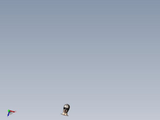 Solidworks美人头模型