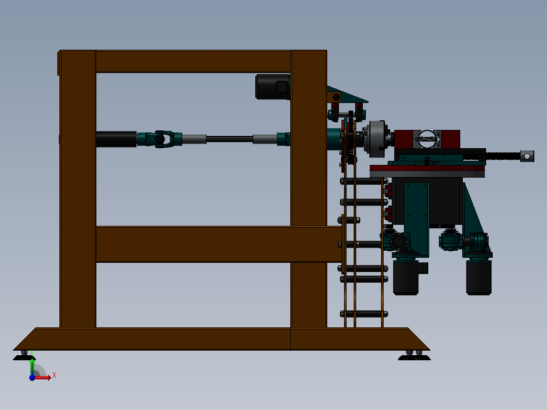 163全自动机床设备前视图