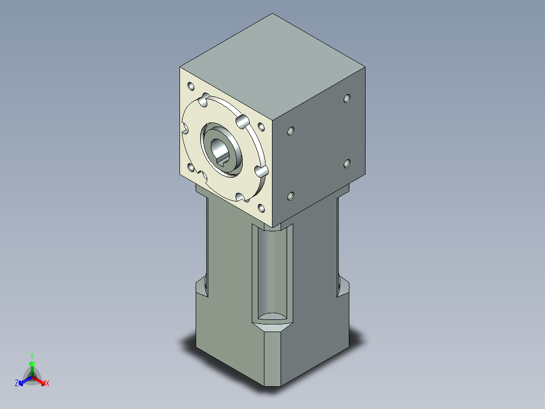 换向器PW70双孔 PLX60-L2 11-60-75-M5主视图