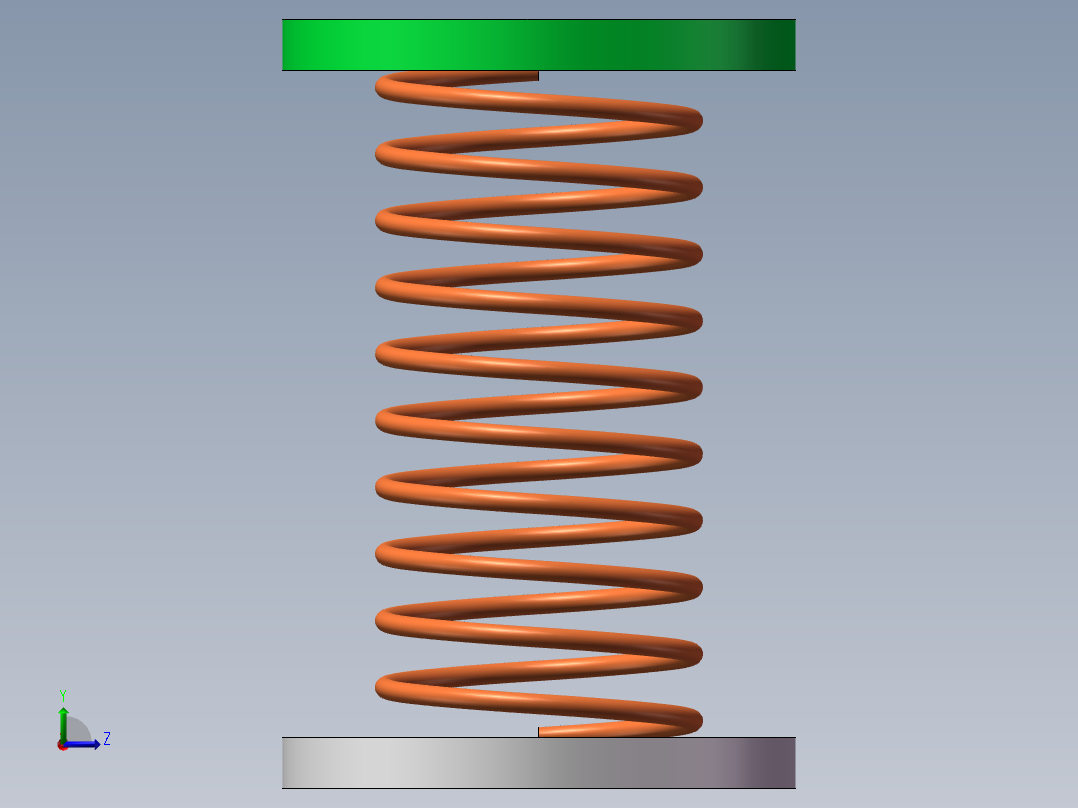弹簧动画模拟左视图