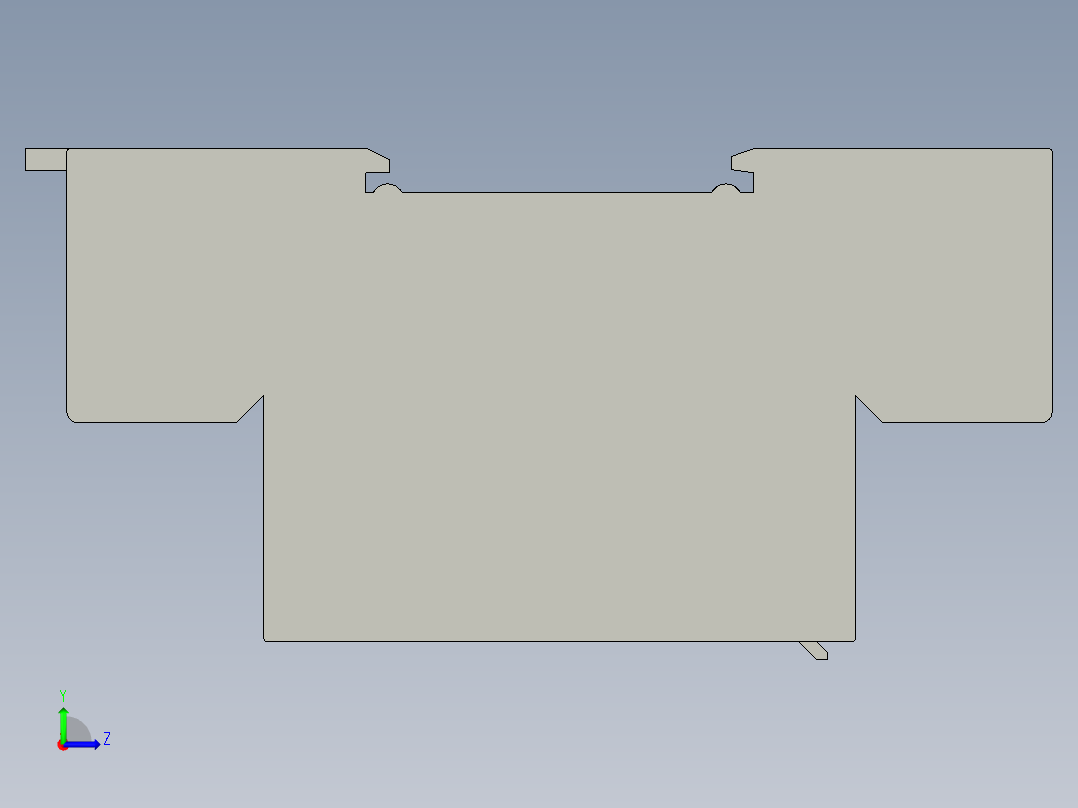 基恩士KL-4AD_kc图纸模型左视图