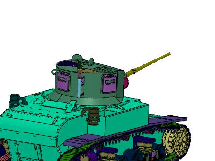 美国轻型坦克M3斯图尔特