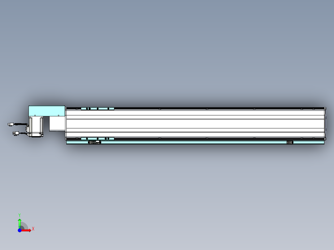 威洛博VBF同步带传动一般环境VBF14-L45-S800-BR-ZP40-C3前视图