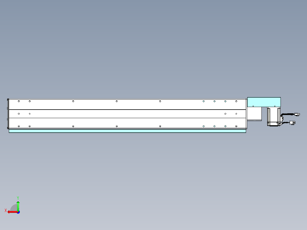 威洛博VBF同步带传动一般环境VBF14-L45-S800-BR-ZP40-C3后视图