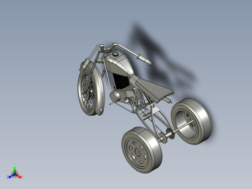 摩托车三轮--igs stp
