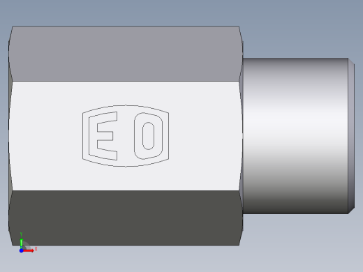 卡套式工业通用硬管接头EO_Swivel_connector_GAI08LM71X前视缩略图