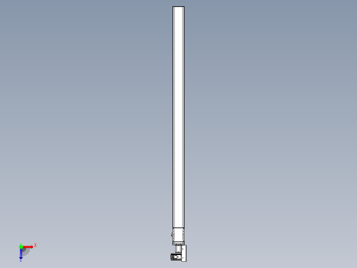 同步带全封闭直线模组TPA-HCB-105D-90-L1950-MR-Y-P20-N3俯视缩略图