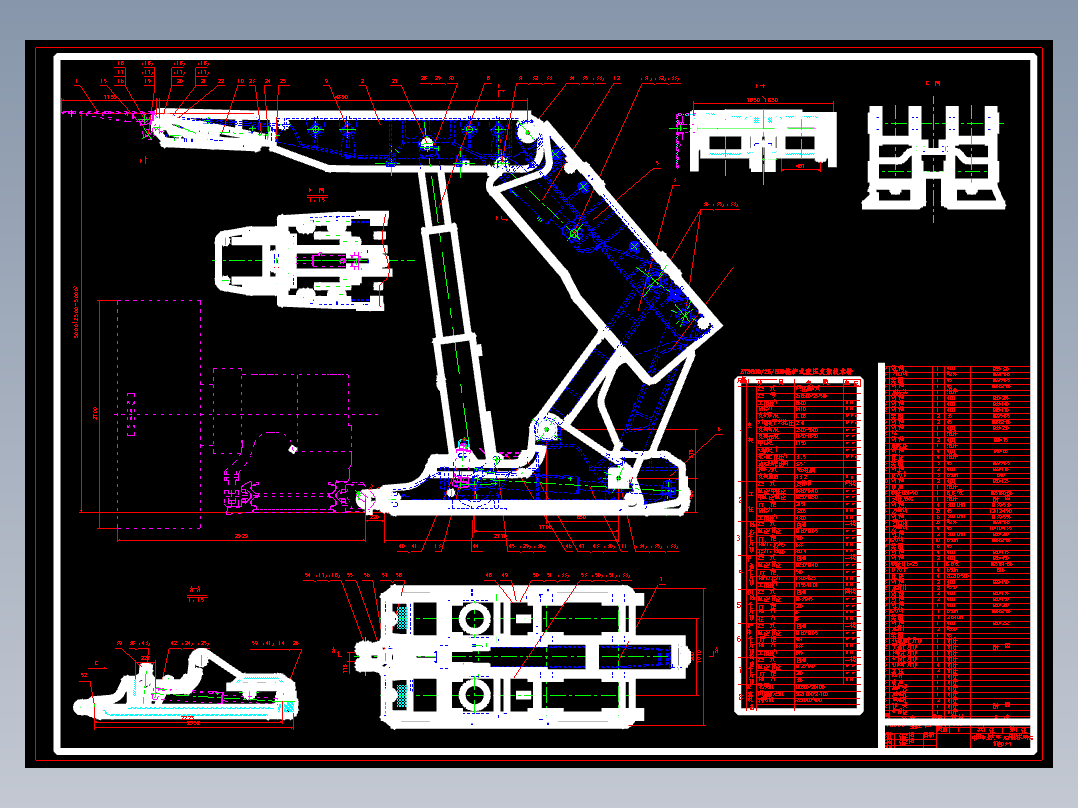 ZY8600-25-50掩护式液压支架设计（含10张CAD图纸+说明书）p==========