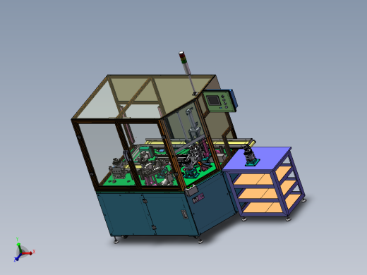马达转子铜线剪切、铆合设备