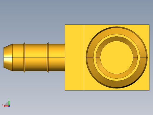 工业通用螺蚊管倒齿式工业硬管接头Male Elbow 229-4-2后视缩略图