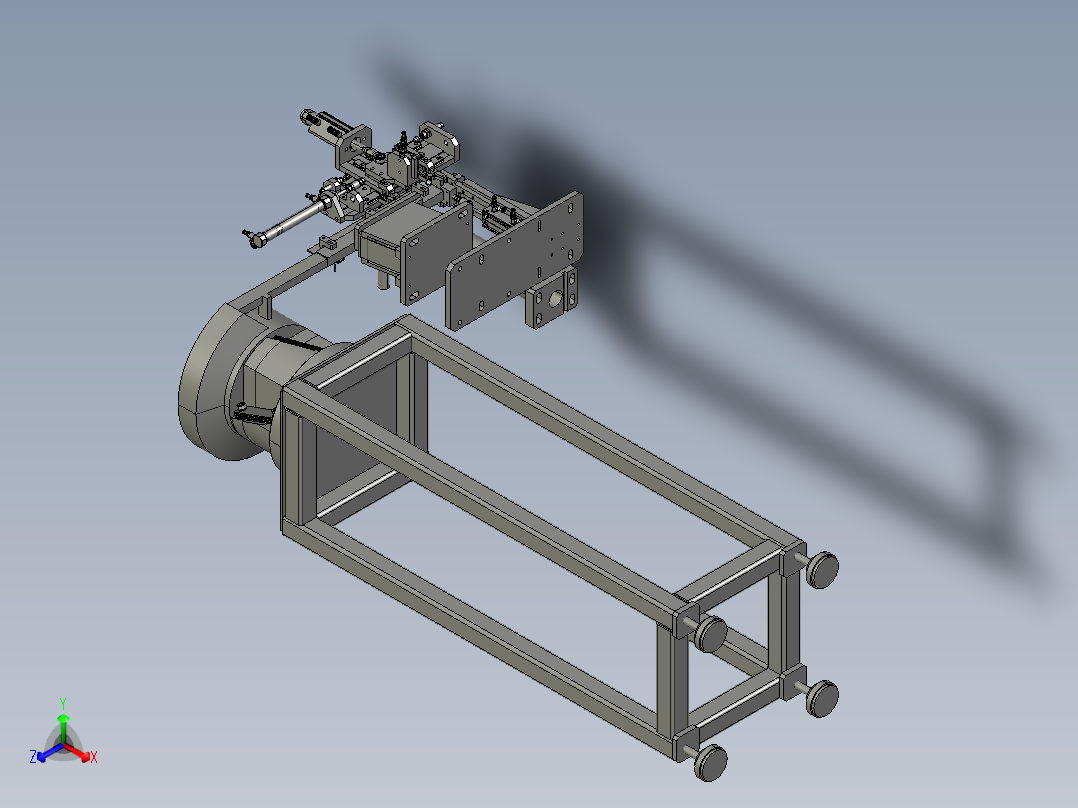 锥形产品振动盘上料-（DFG26-40)正等轴测图