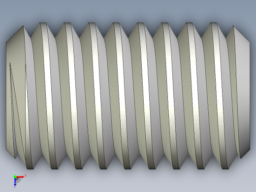 DIN 913-ISO 4026 固定螺钉-M3 L=5.STEP俯视缩略图