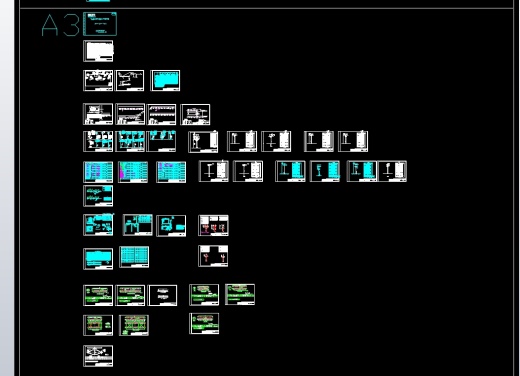设计院内部电力系统CAD图块（土建）电缆敷设缩略图