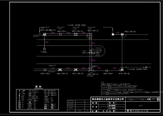 设计院内部电力系统CAD图块（土建）电缆敷设缩略图