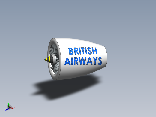 喷气发动机56---模型格式为 sw