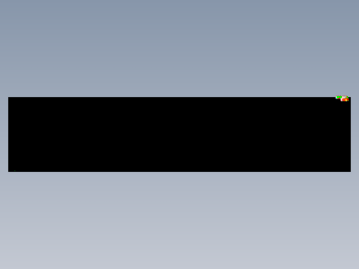 室外P10全彩LED显示屏钢结构施工图（长4.8米宽3.36米）