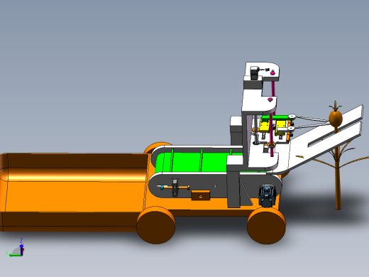 小型菠萝采摘机