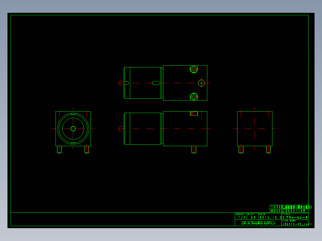 KOSMEKJSA511-0B_rev1多系列多零件图纸模型多系列多零件图纸模型