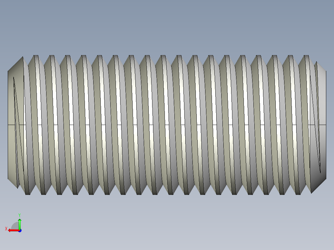 DIN 913-ISO 4026 固定螺钉-M22 L=50.STEP后视图