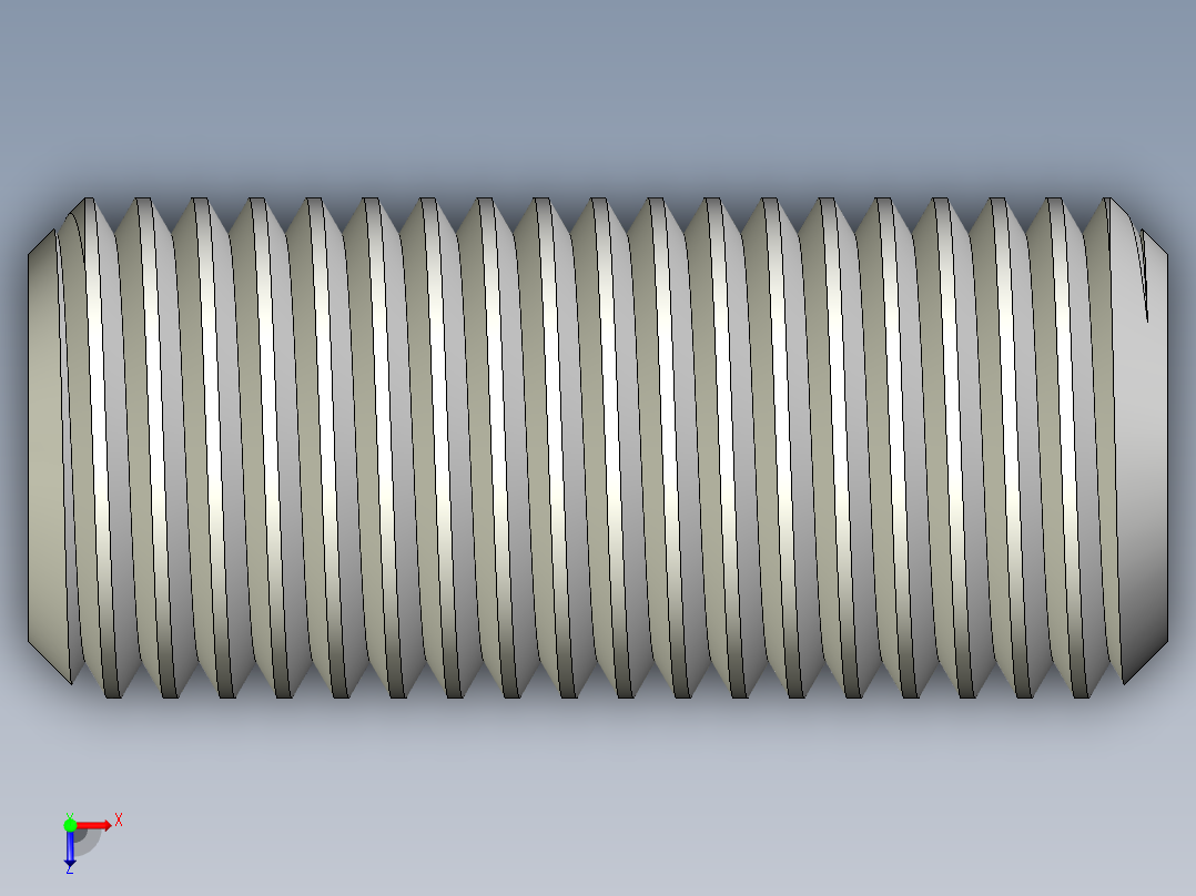 DIN 913-ISO 4026 固定螺钉-M22 L=50.STEP俯视图