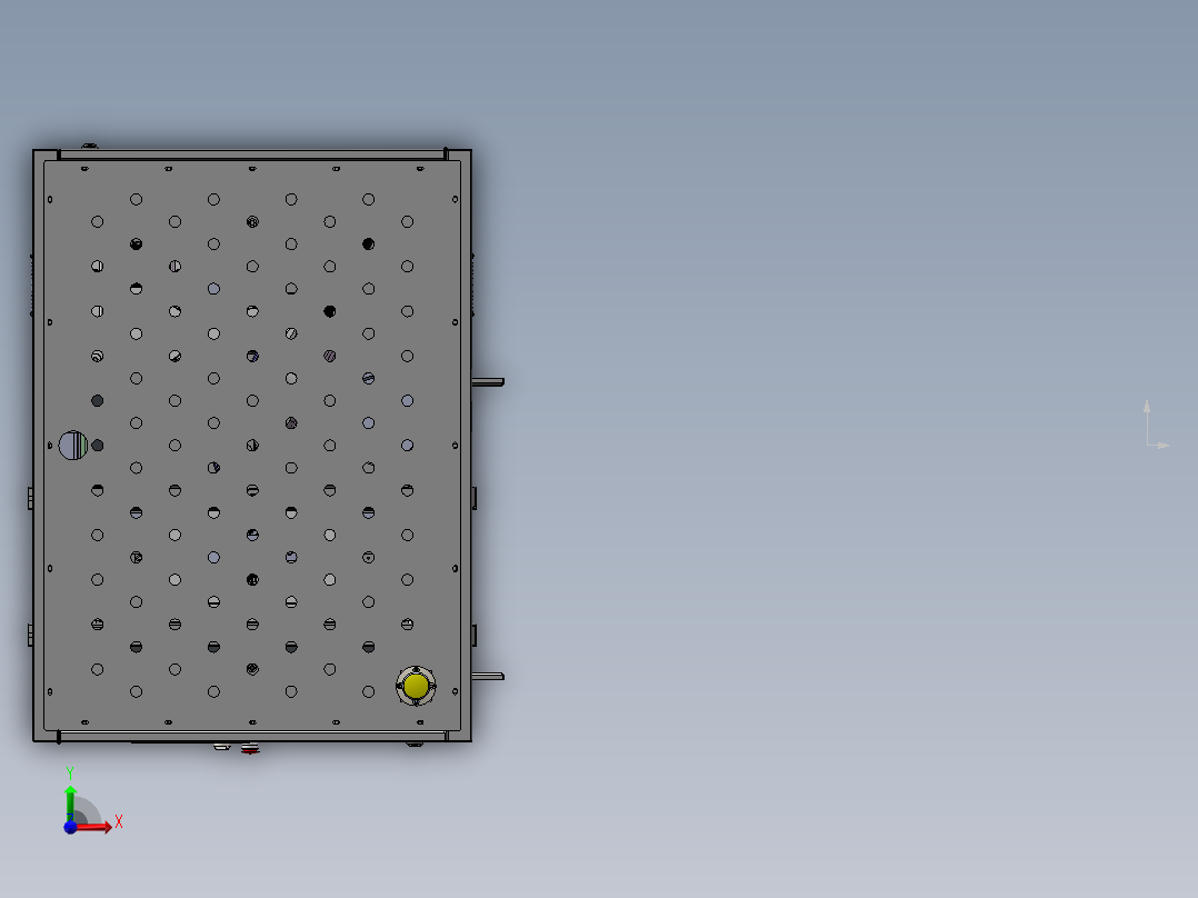 锁附线体机构前视图