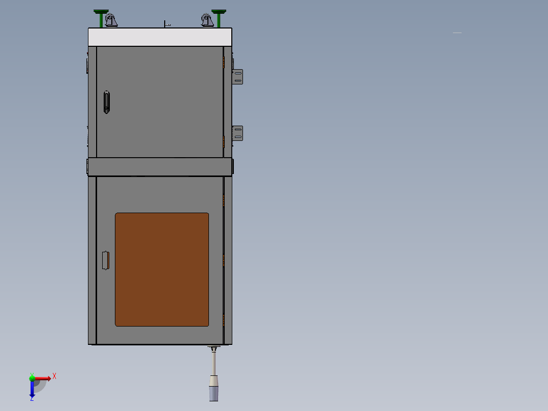 锁附线体机构俯视图